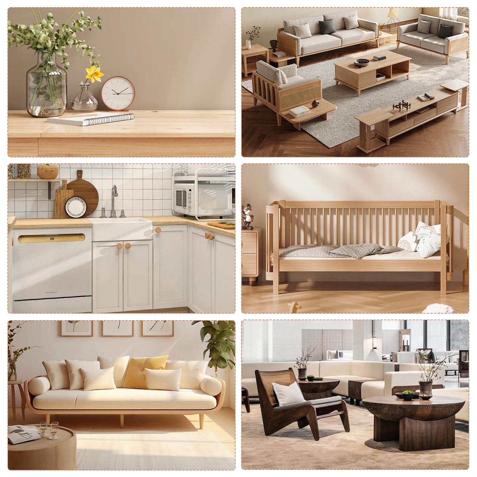 DEWEL 木製品補修セット 12色 補修ペン&補修棒 ウッドフィラー付き